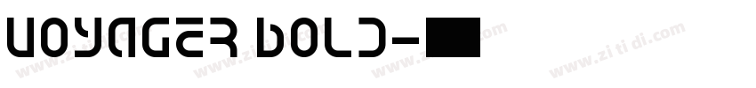 Voyager Bold字体转换 Voyager Bold字体转换